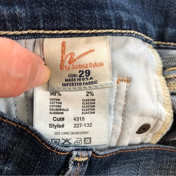 Citizens Of Humanity By Jerome Dahan Cut Off Cropped Kelly Jeans Women 29 - Picture 5 of 8